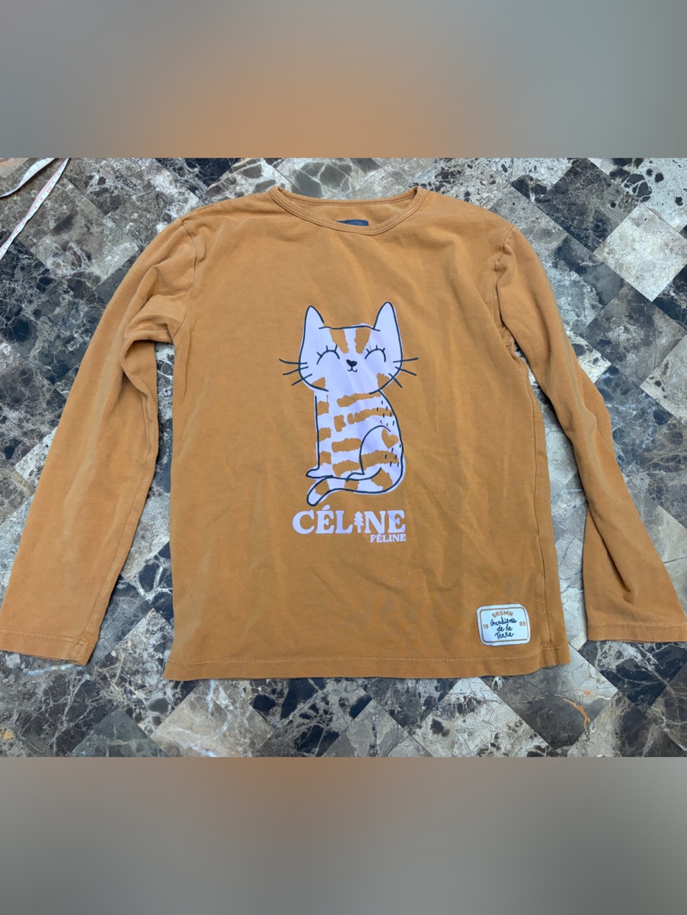 Souris Mini longsleeve « Celine Feline » cats 7 years